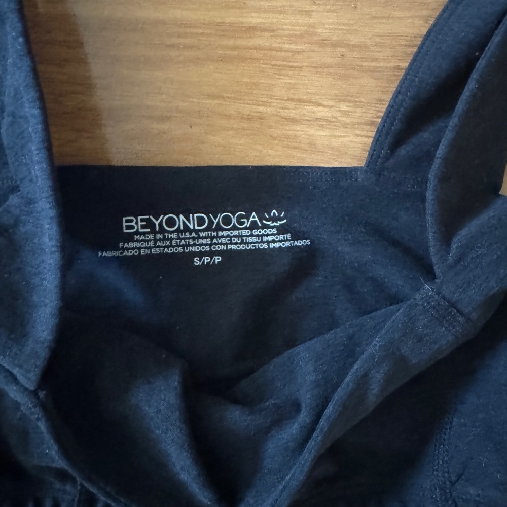Beyond Yoga Charcoal Sleeveless Top